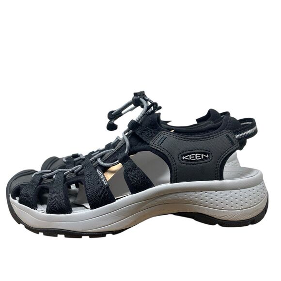 Keen Hiking Sandals‎ Womens 8 Astoria Black Gray Closed Toe Water Shoes - Picture 4 of 10